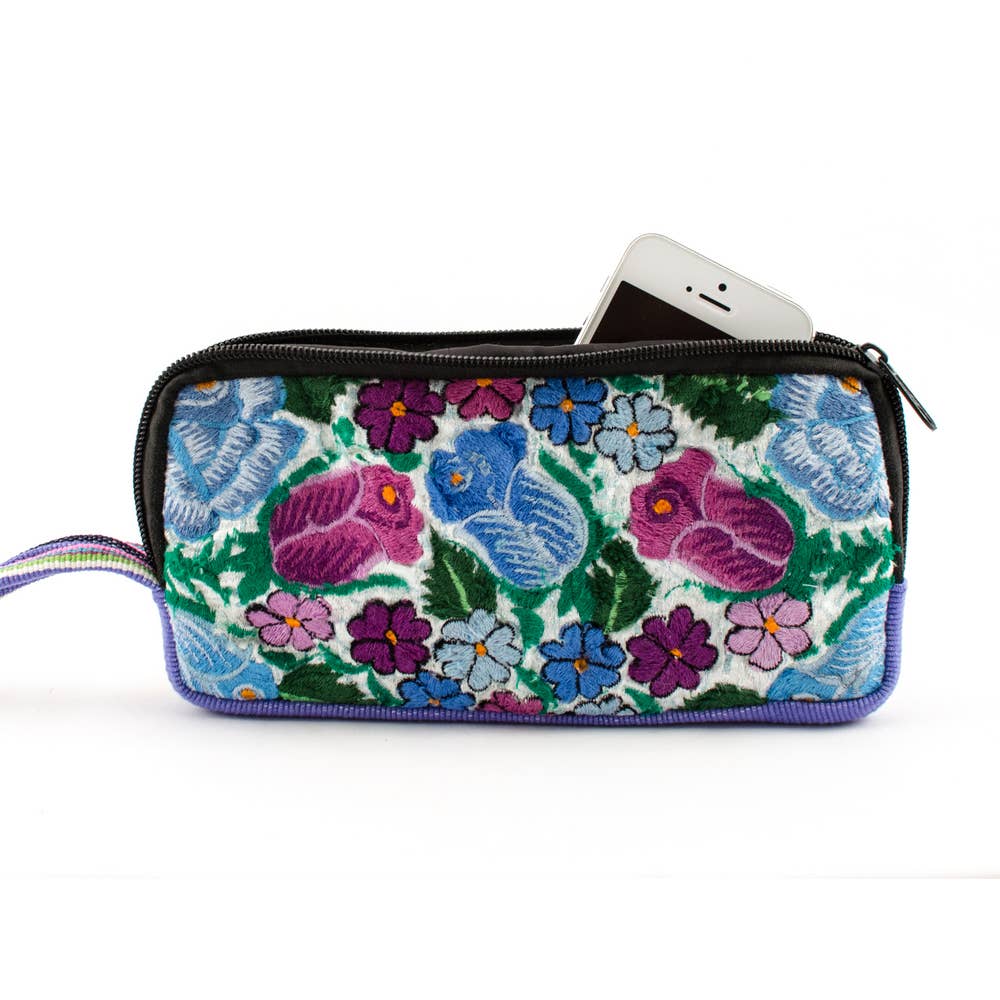 Long Upcycled Wallet wristlet