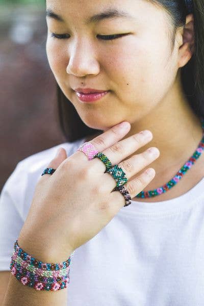 Small Beaded Ring