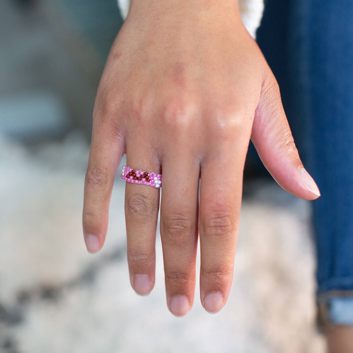 Small Beaded Ring